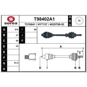 Antriebswelle T98402A1 von EAI günstig für 137,40 € online kaufen