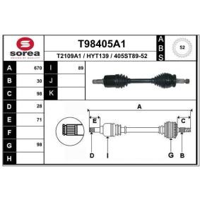 Antriebswelle T98405A1 von EAI günstig für 135,52 € online kaufen