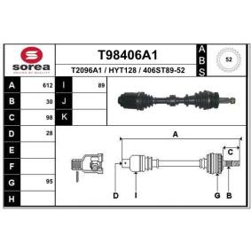 Antriebswelle T98406A1 von EAI günstig für 135,52 € online kaufen