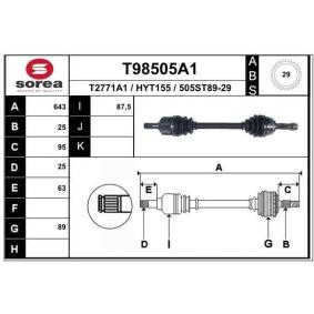 Antriebswelle T98505A1 von EAI günstig für 122,21 € online kaufen