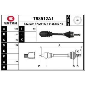 Antriebswelle T98512A1 von EAI günstig für 144,14 € online kaufen