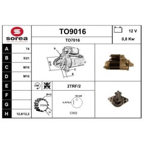 Compre Motor de arranque da SNRA TO9016 a um preço baixo por 131,34 €