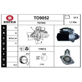 Compre Motor de arranque da SNRA TO9052 a um preço baixo por 152,08 €