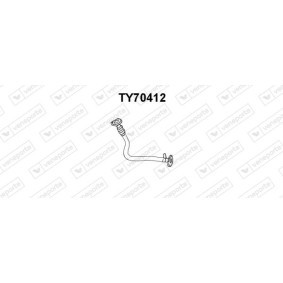 Abgasrohr für TOYOTA von VENEPORTE