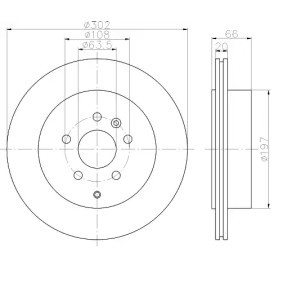 Bremsscheibe V48-80007 von VAICO günstig für 33,34 € online kaufen