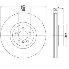 Bremsscheibe V48-80008 von VAICO günstig für 70,00 € online kaufen