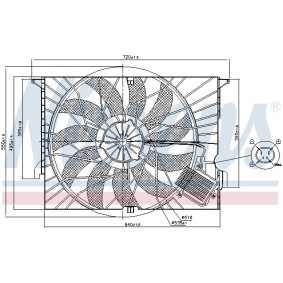 Kühlerlüfter 85818 von NISSENS günstig für 400,25 € online kaufen