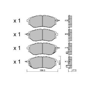 Bremsbeläge für SUBARU von AISIN