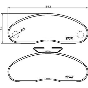 Achetez des Plaquettes de frein TEXTAR 2907101 à prix pour 155,85 €