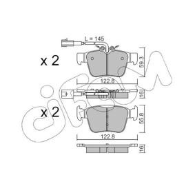 Achetez des Plaquettes de frein CIFAM 822-1101-0 à prix pour 79,28 €