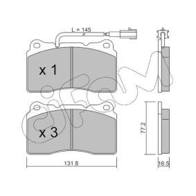 Achetez des Plaquettes de frein CIFAM 822-288-7 à prix pour 87,04 €