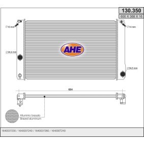 Acquista Radiatore motore da AHE 130.350 a buon mercato per soli 142,79 €
