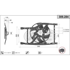 Kühlerlüfter 309.284 von AHE günstig für 260,40 € online kaufen
