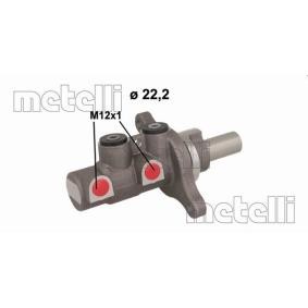 Hauptbremszylinder 05-1150 von METELLI günstig für 78,92 € online kaufen