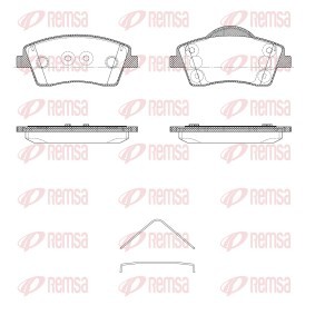 Acquista Kit pastiglie freni da REMSA 1818.00 a buon mercato per soli 49,53 €