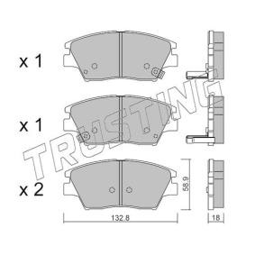 Reparatursatz, Schalthebel des Herstellers TRUSTING - Originalware Artikelnummer: 1098.0