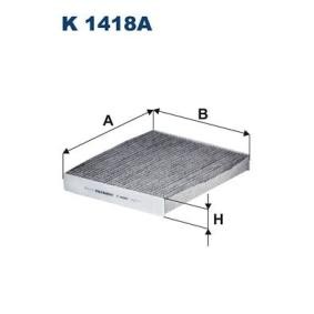 Compre Filtro, ar do habitáculo da FILTRON K 1418A a um preço baixo por 15,58 €