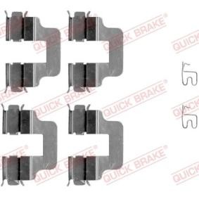 Comprar Kit de accesorios, pastillas de frenos de QUICK BRAKE 109-1245 a bajo precio de 4,68 €
