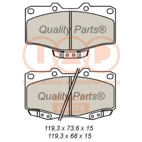 Bremsbeläge für TOYOTA von IAP QUALITY PARTS