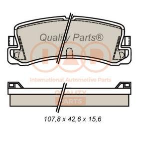 Bremsbeläge für TOYOTA von IAP QUALITY PARTS