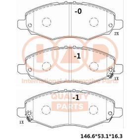 Bremsbeläge für TOYOTA von IAP QUALITY PARTS
