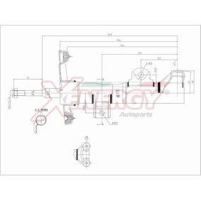 Stoßdämpfer X920335 von AP XENERGY günstig für 92,30 € online kaufen