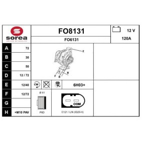 Køb Generator af SNRA FO8131 til den lave pris 1703,42 DKK