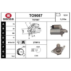 Compre Motor de arranque da SNRA TO9087 a um preço baixo por 161,59 €