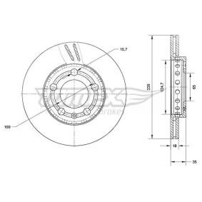 Bremsscheibe TX 71-09 von TOMEX brakes günstig für 36,68 € online kaufen