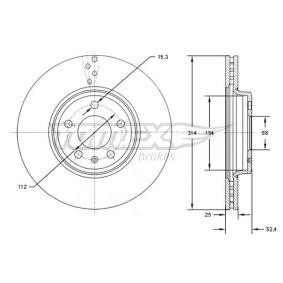 Compre Disco de travão da TOMEX brakes TX 72-48 a um preço baixo por 67,48 €