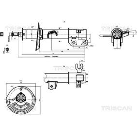Stoßdämpfer für CHEVROLET von TRISCAN