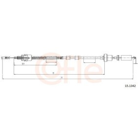 Kupplungsseil 92.15.1342 von COFLE günstig für 20,61 € online kaufen