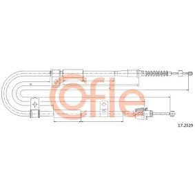 Handbremsseil 92.17.2529 von COFLE günstig für 25,53 € online kaufen