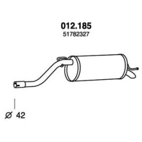 Acquista Marmitta da PEDOL 012.185 a buon mercato per soli 67,68 €