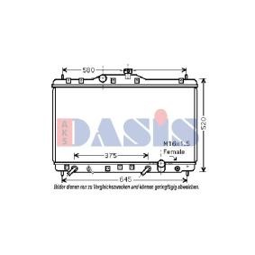 Achetez des Radiateur du moteur AKS DASIS 100034N à prix pour 100,21 €