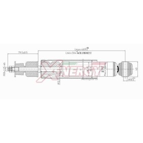 Stoßdämpfer X185553 von AP XENERGY günstig für 36,67 € online kaufen