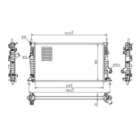 Kühler, Motorkühlung 606 831 von HART günstig für 101,79 € online kaufen