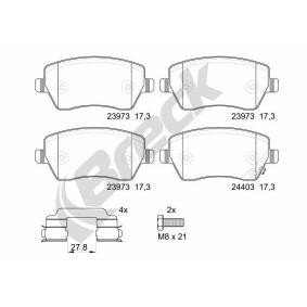 Achetez des Plaquettes de frein BRECK 23973 00 702 10 à prix pour 43,94 €