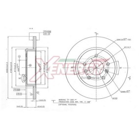 Bremsscheibe X601506 von AP XENERGY günstig für 111,28 € online kaufen