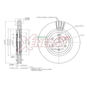 Bremsscheibe X602838 von AP XENERGY günstig für 50,20 € online kaufen
