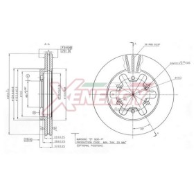 Bremsscheibe X602844 von AP XENERGY günstig für 39,40 € online kaufen