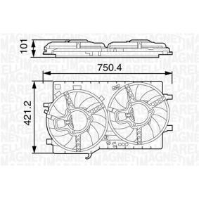 Kühlerlüfter 069422458010 von MAGNETI MARELLI günstig für 228,54 € online kaufen