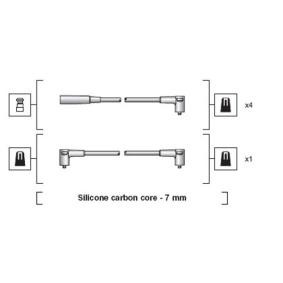 Acquista Kit cavi candele da MAGNETI MARELLI 941318111198 a buon mercato per soli 15,97 €