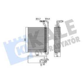 Verdampfer, Klimaanlage 350115 von KALE OTO RADYATOR günstig für 76,96 € online kaufen