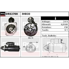 Anlasser für IVECO von DELCO REMY