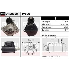 Anlasser DRS8950 von DELCO REMY günstig für 137,04 € online kaufen