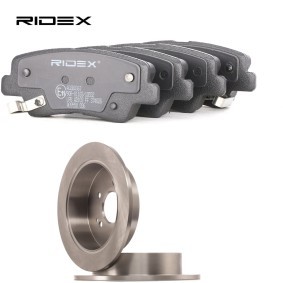 Köp Bromssats, skivbroms av RIDEX 3405B1861 till det låga priset 1014,17 kr
