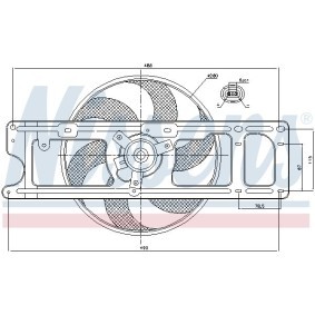Kühlerlüfter 85220 von NISSENS günstig für 93,54 € online kaufen