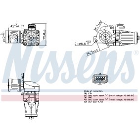 Compre Válvula EGR da NISSENS 98376 a um preço baixo por 148,29 €