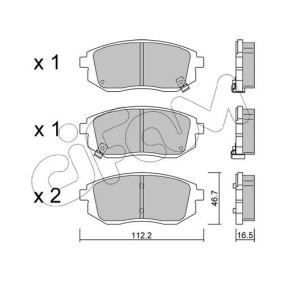 Compre Pastilhas de travão da CIFAM 822-1353-0 a um preço baixo por 49,90 €